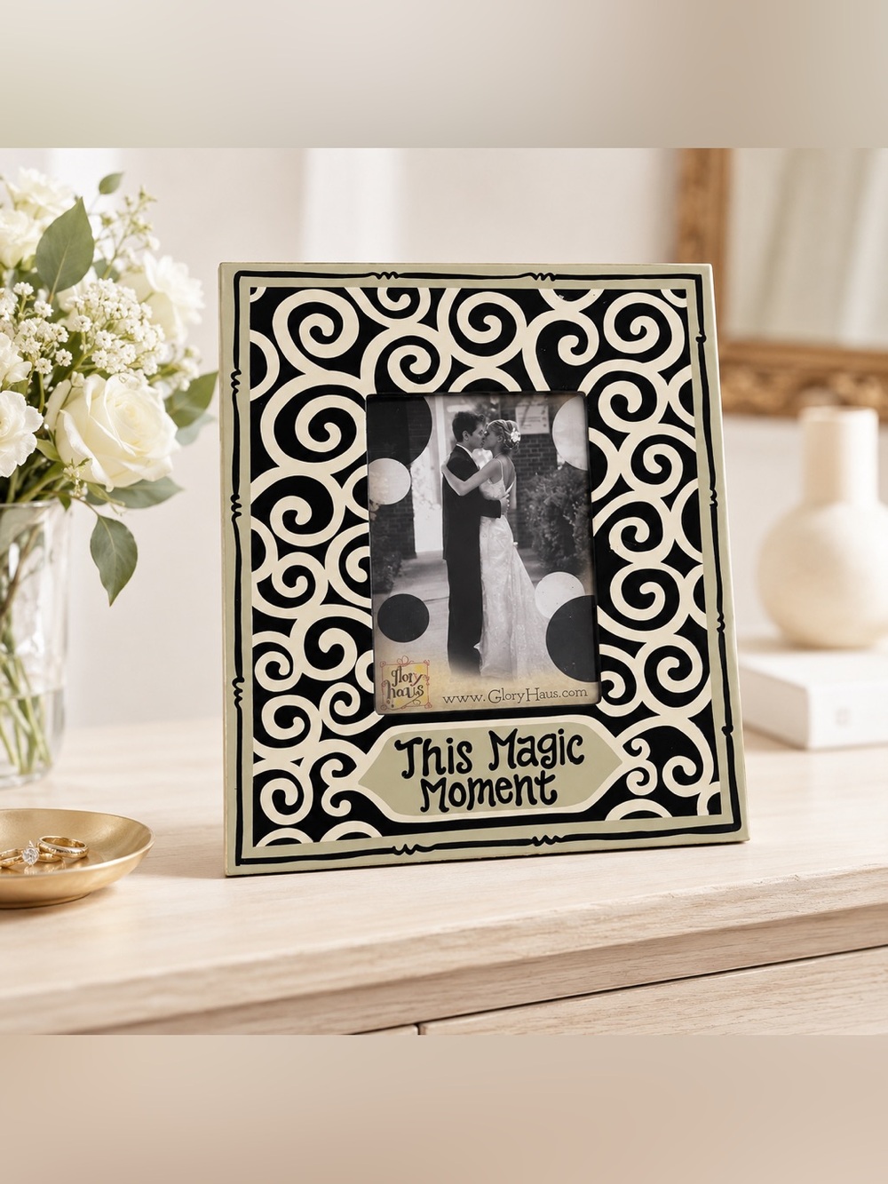 Glory Haus This Magic Moment 5x7 Wedding Photo Frame NIP